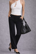 Look Top Bianco & Pantaloni Neri