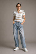 Look Polo Righe & Jeans