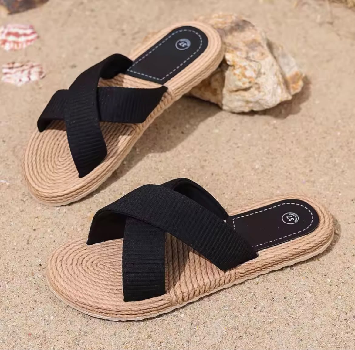 Sandalo Boho Estate Donna – Nero| My One Only Shop