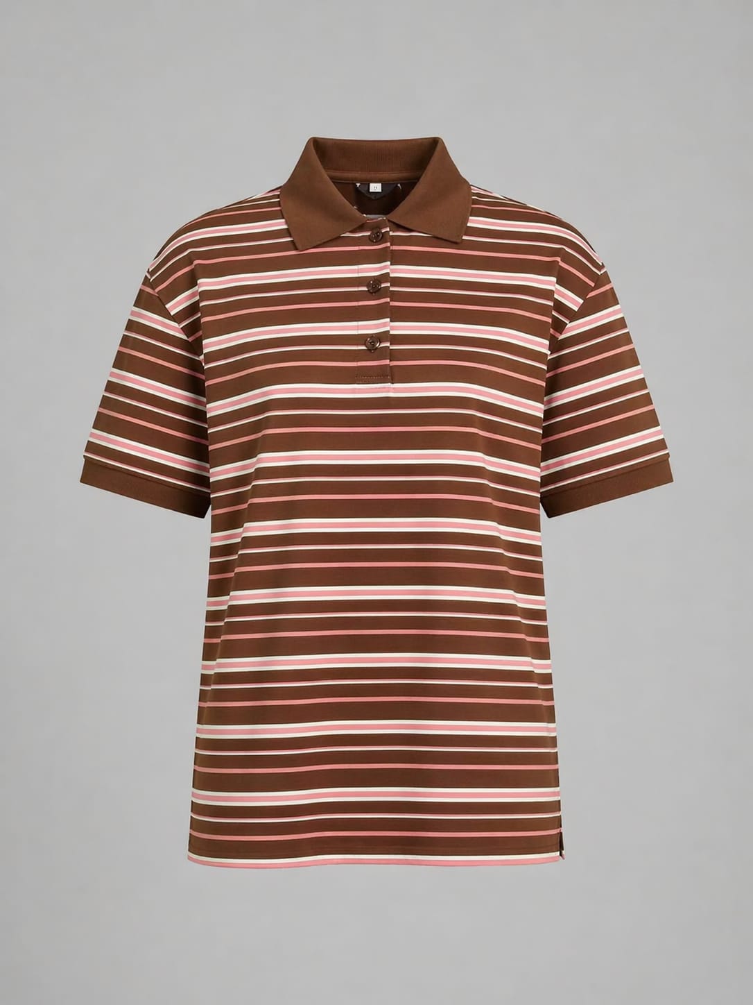 Polo a righe in maglia
