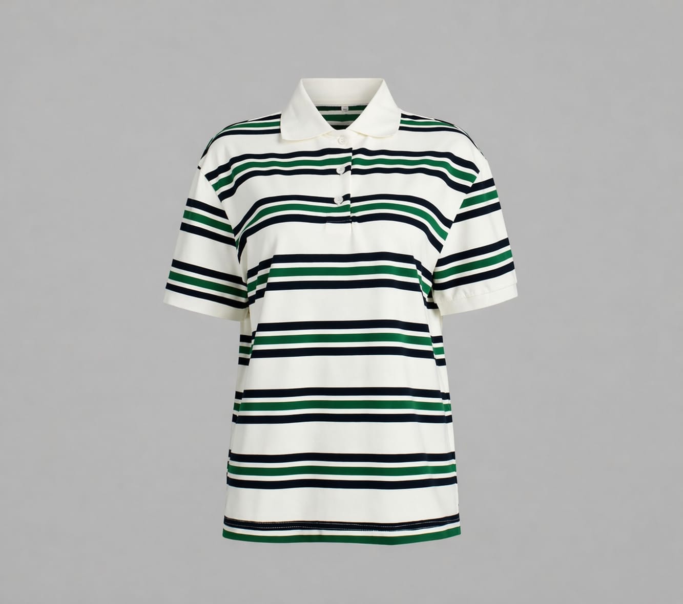 Polo a Righe in Maglia Donna – Stile Preppy