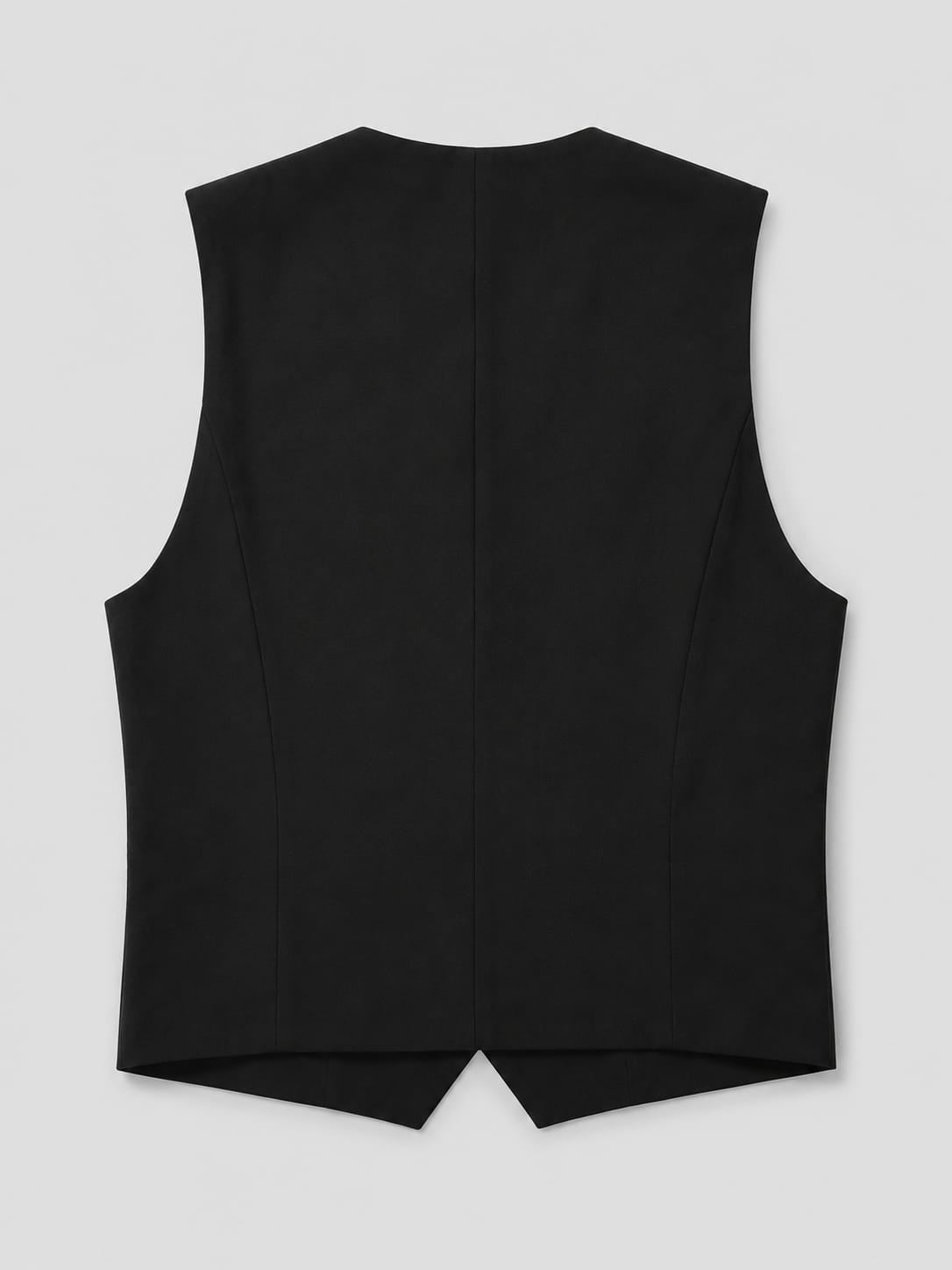 Retro gilet: Gilet donna nero senza maniche – vista posteriore | My One Only Shop